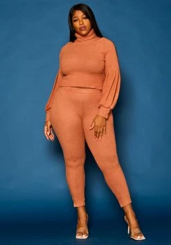 Plus Size Perfect Ribbed Knit Matching Set -Asoph Sales Shop 2021319 002 1