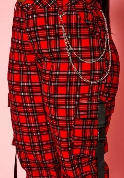 Plus Size Tartan Plaid Cargo Pants -Asoph Sales Shop 2021321 001 5