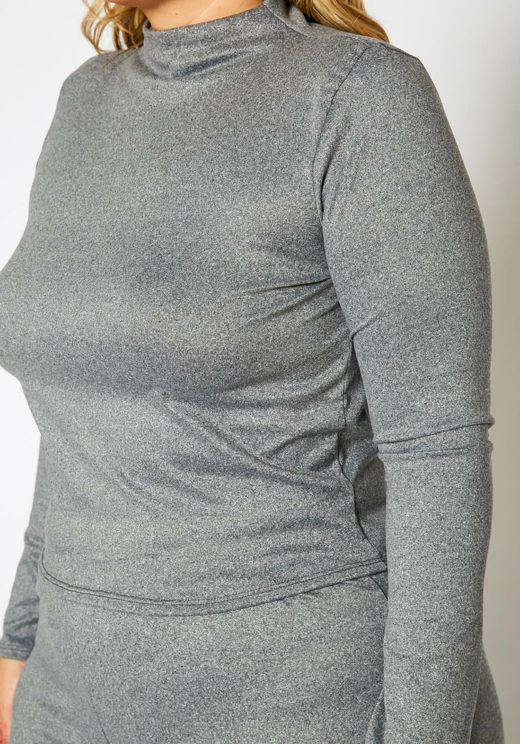 Plus Size Casual Long Sleeve & Flare Pants Set 5 Plus Size Casual Long Sleeve & Flare Pants Set - Image 5