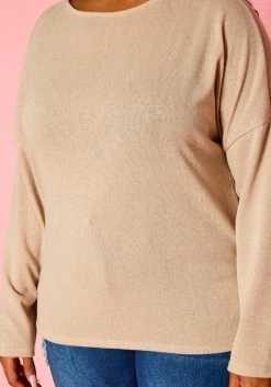 Plus Size Knit Long Sleeve Top -Asoph Sales Shop 2021356 006 4