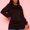 Plus Size Crew Neck Oversized Sweater