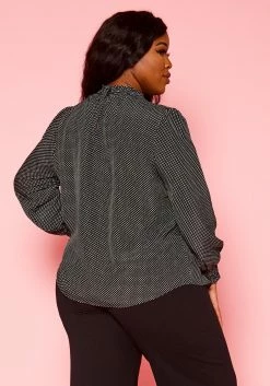 Plus Size Dainty Floral Print Blouse -Asoph Sales Shop 2021430 001 5