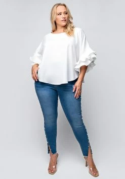 Plus Size Accordion Sleeve Blouse 6 Plus Size Accordion Sleeve Blouse -Asoph Sales Shop 2022450 003 1