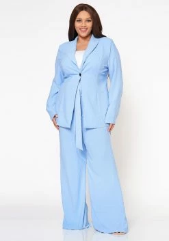 Plus Size Day In The Office Blazer & Pants Set 9 Plus Size Day In The Office Blazer & Pants Set -Asoph Sales Shop 2022463 003 1