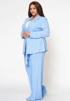 Plus Size Day In The Office Blazer & Pants Set 10 Plus Size Day In The Office Blazer & Pants Set -Asoph Sales Shop 2022463 003 3