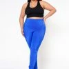Plus Size Posh Stretch Satin Slim Pants