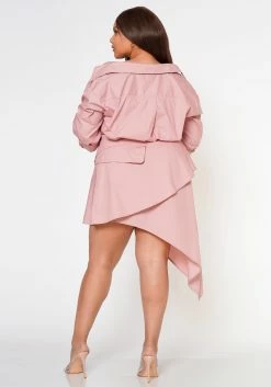 Plus Size Fashion Statement Button Front Dress -Asoph Sales Shop 2022601 001 4