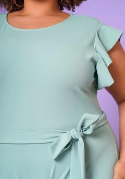 Plus Size Occasional Biker Romper -Asoph Sales Shop 2022643 004 5