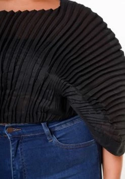 Plus Size Pleated Dolman Sleeve Top -Asoph Sales Shop 2022648 001 6