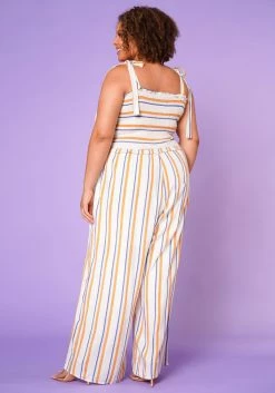 Plus Size Picnic Smocked Jumpsuit -Asoph Sales Shop 2022657 001 4