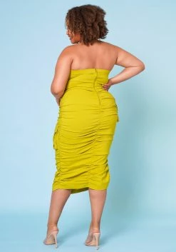 Plus Size Date Night Bodycon Tube Dress -Asoph Sales Shop 2022678 001 1